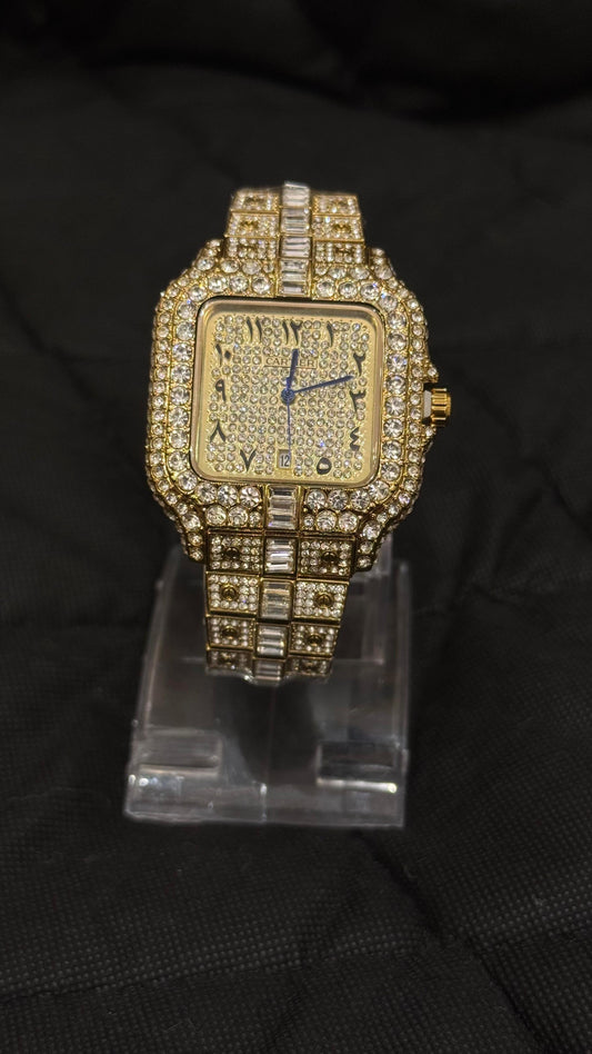 Cartier iced stone Watch